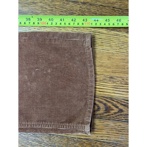 TORY BURCH Brown Cotton Corduroy Boot Cut Flare Pants Trousers Women's Size 4 - Picture 7 of 9